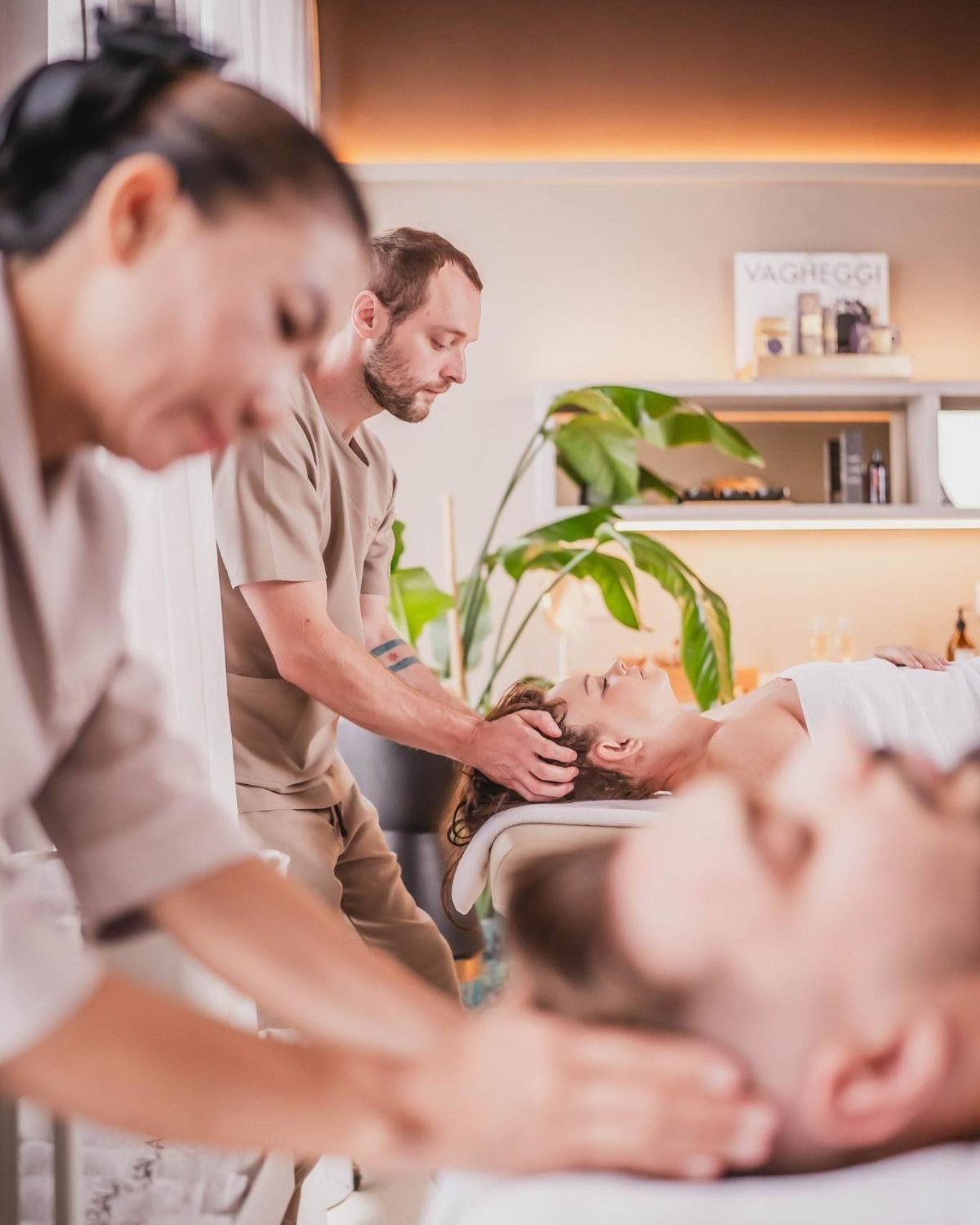 Hotel Bristol Tradition And Luxury Rzeszow Bagian luar foto A massage therapist working on a client